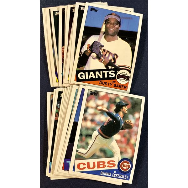 1985 TOPPS BASEBALL COLLECTION - 25 CARDS