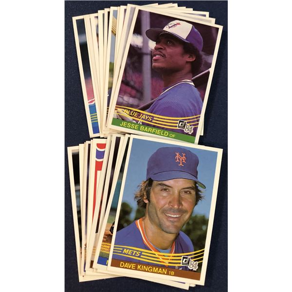 1984 DONRUSS BASEBALL COLLECTION - 25 CARDS