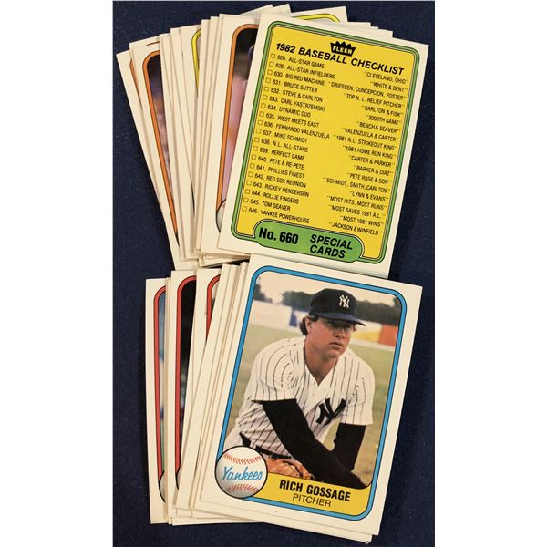 1981 FLEER BASEBALL COLLECTION - 25 CARDS
