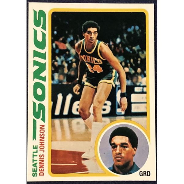 1978-79 TOPPS NBA DENNIS JOHNSON (HOF) ROOKIE CARD