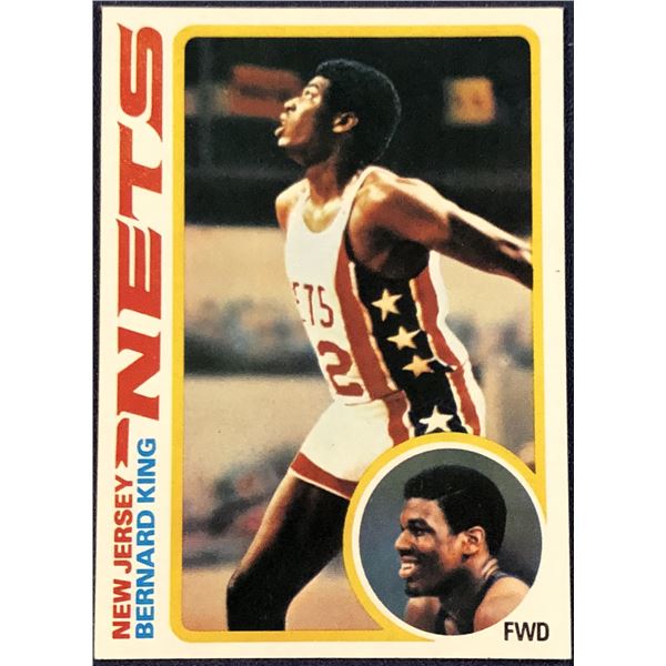 1978-79 TOPPS NBA BERNARD KING (HOF) ROOKIE CARD