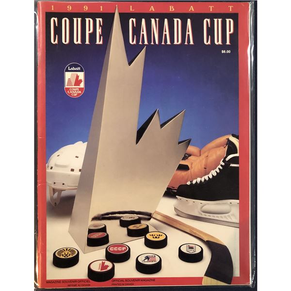 1991 CANADA CUP GAME PROGRAM
