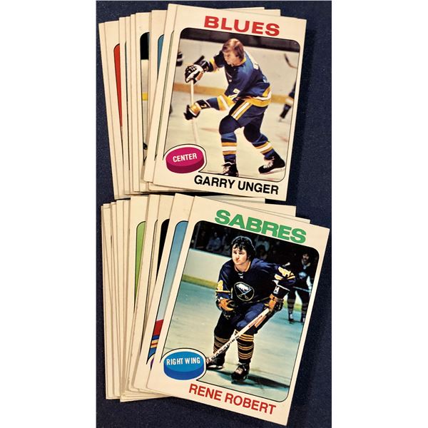 1975-76 TOPPS HOCKEY COLLECTION - 25 CARDS