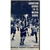 Image 1 : 1974-75 WHA MEDIA GUIDE - HOUSTON AEROS
