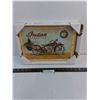 Image 1 : Indian Motorcycle Bottle Opener Wall Decor - 10" x 14"