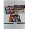 Image 1 : (3) Collector NHL Calendars(2005 Canadiens & Hockey Heroes, 1995 Superstars)