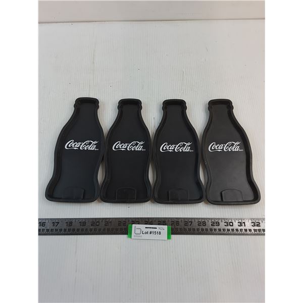 (4) Coca-Cola Clip Trays