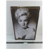 Image 1 : Metal "Marilyn Monrooe" Wall Poster - 16" x 24"