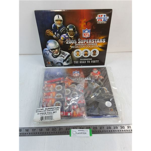 (2) NFL 2005 Medallion Collections (1 Sealed)