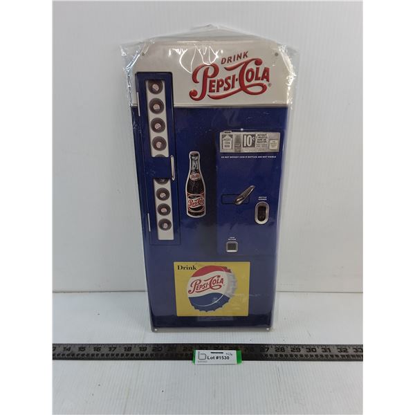 Pepsi-Cola Metal Wall Decor - 18" x 8.5"