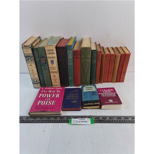 (20) Mostly Vintage/Antique Books