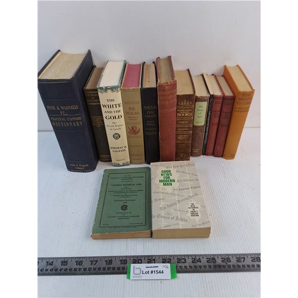 (14) Mostly Vintage/Antique Books