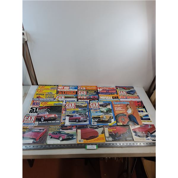 (34) Car Magazines  from 1980's
