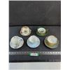 Image 1 : (5) Fine China Teacups & Saucers