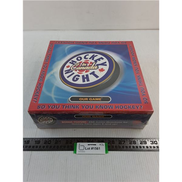 Sealed "Hockey Night In Canada" Trivia Boardgame