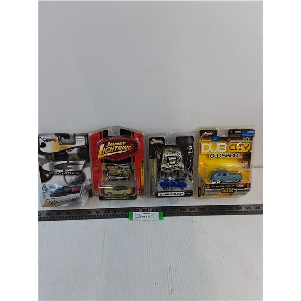 (4) Sealed Die-Cast Toy Vehicles