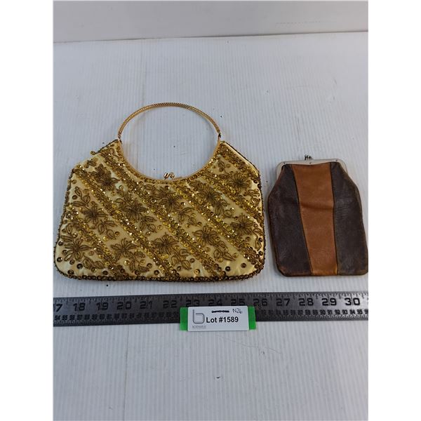 Vintage Ladies Handbag & Coin Purse