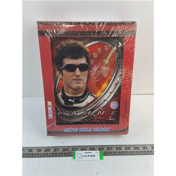 Sealed Nascar "Kahne" Wall Clock
