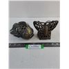 Image 1 : (2) New Cast-Iron Candle/Tealight Holder Outdoor Decor