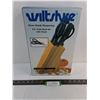 Image 1 : NIB Wiltshire 6-Piece Knife Block Set