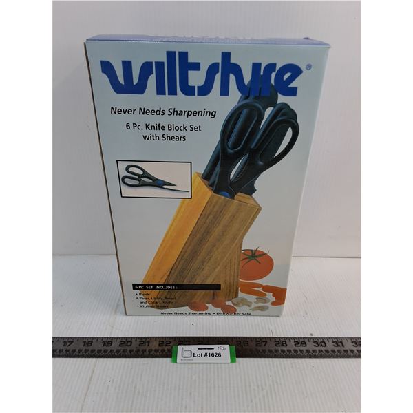 NIB Wiltshire 6-Piece Knife Block Set