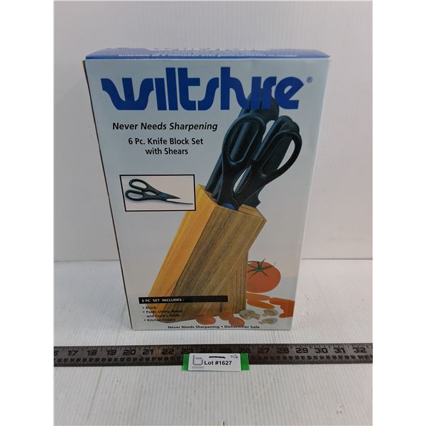 NIB Wiltshire 6-Piece Knife Block Set