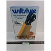 Image 1 : NIB Wiltshire 6-Piece Knife Block Set