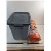 Image 1 : Rubbermaid Roughneck Storage Bin w/Lid - 13x20x16", Bubble Mat - 24" x 72" - Pickup Only
