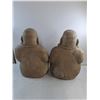 Image 3 : Pair of "Laughing Buddha" Garden Decor - 2' Tall - Pickup Preferred
