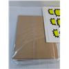Image 3 : (3) Sealed packages of Brown Blank Book Covers, Hi-Lited Cut-Outs