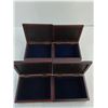 Image 2 : (4) Sears Wooden Photo Boxes - 7x5x2.25"