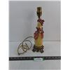 Image 1 : Vintage Ornate Lamp - No Shade - Tested - 14" Tall