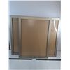 Image 1 : * (3) Metal Frames w/Plexi-Glass Inserts (1 Cracked) - 22" x 29.5" - Pickup Only