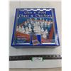 Image 1 : In Box Glass & Wood Chess & Checkers Set