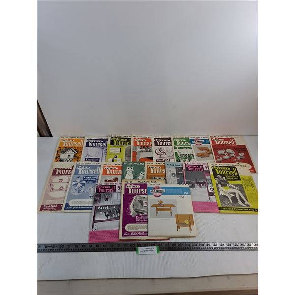 (19) Vintage Build-It-Yourself Patterns