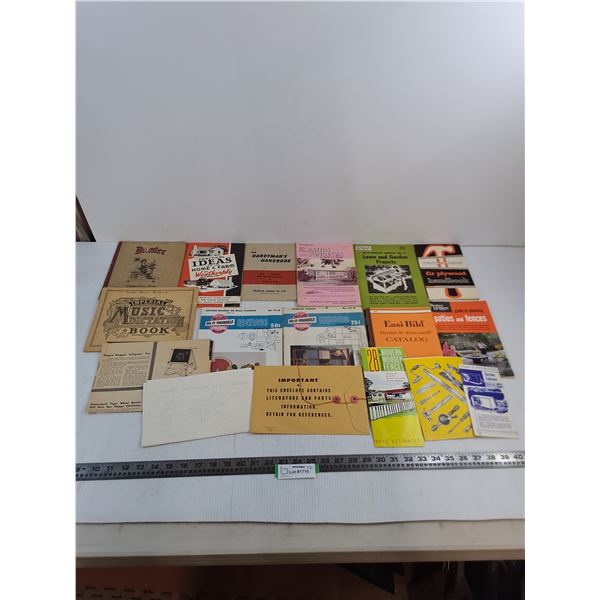 Large Quantity of Vintage DIY Booklets & Folders