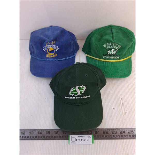 (3) Adult Size Ball Caps