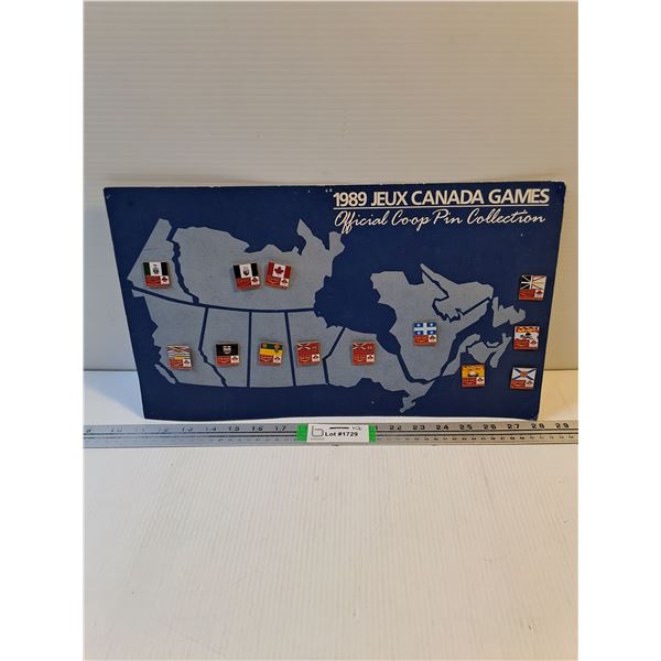 1989 Jeux Canada Games Co-op Pin Collection