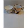 Image 3 : (1) Cup/Saucer Set,(2) Cups,Metal Candy Tray,(2) Trinket Dishes