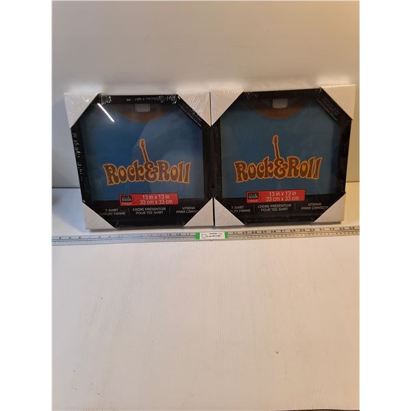 (2) T-Shirt Display Frames-13"x13"-sealed