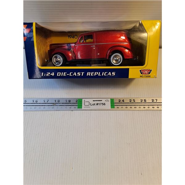 1:24 Motor Max Die Cast 1940 Ford Sedan Delivery