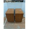 Image 3 : * (2) Wooden 2-Drawer Cabinets - Not Locking/Some Damage - 31x31x20" - Pickup Only
