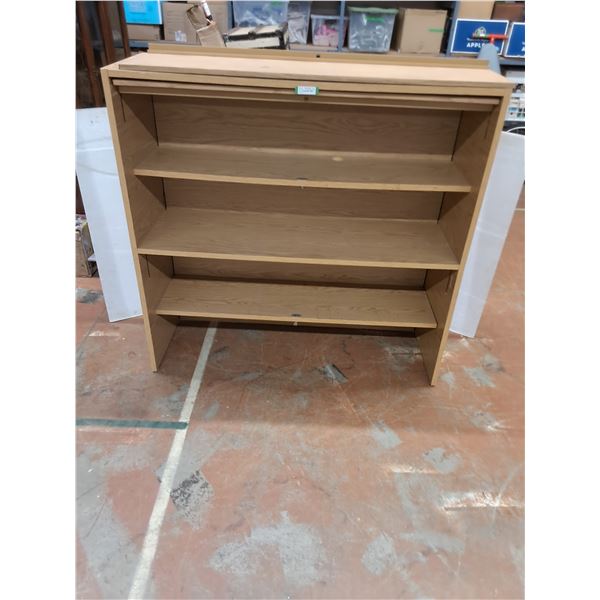 * MDF 3-Shelf Cabinet w/Sliding Doors - 1 Needs Install - 5' x 58" x 20" - Pickup Only