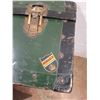 Image 3 : * Vintage 'Monarch Luggage' Metal Trunk - 27x15.5x9.5", Metal File Box - Pickup Only