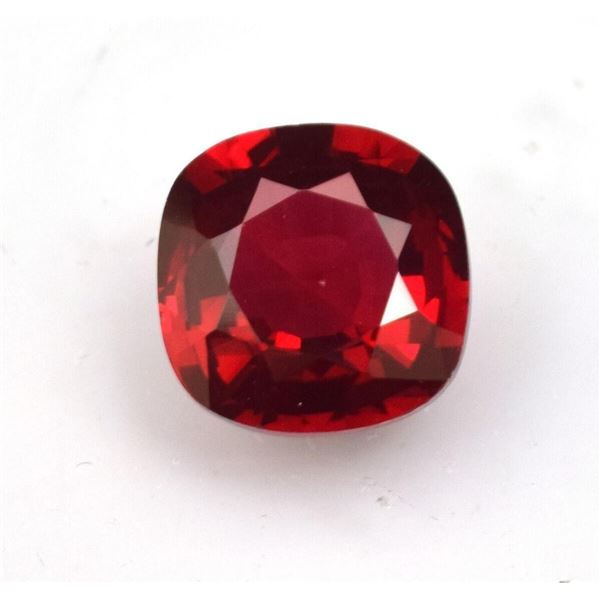 Natural Cushion Mozambique Garnet [Flawless-VVS]