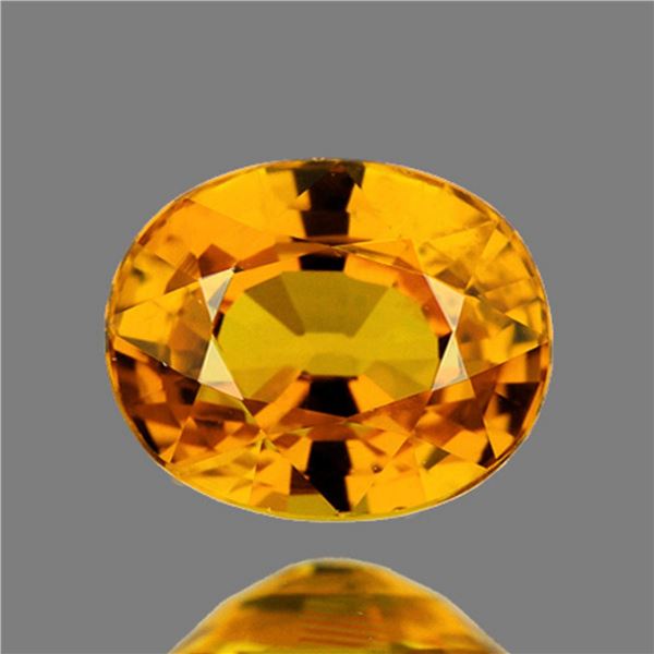Natural Brilliant Yellow Sapphire [Flawless-VVS]