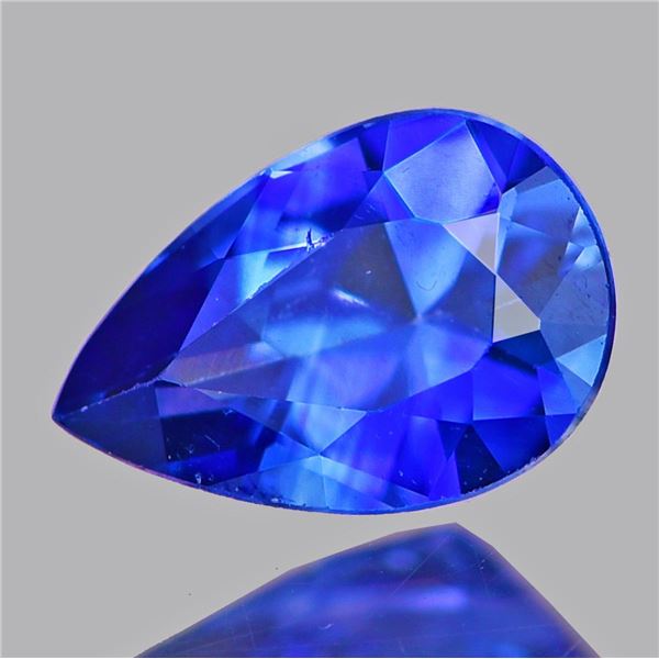 Natural Kashmir  Blue Sapphire {Flawless-VVS}