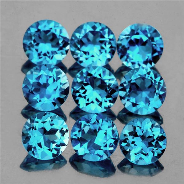 Natural Swiss Blue Topaz {Flawless-VVS1}