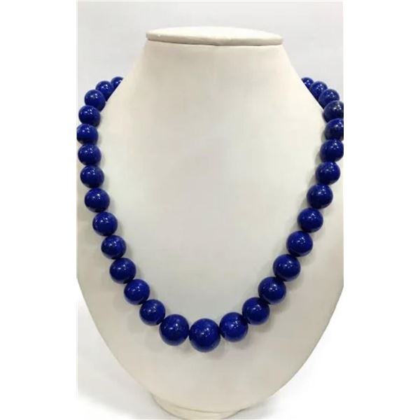 Natural Premium Quality Blue Lapis Lazuli Necklace