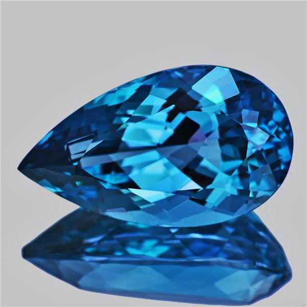 Natural Brazil London Blue Topaz  {Flawless-VVS}